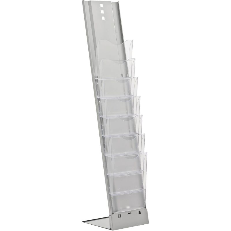 Présentoir fixe incliné 7 cases pour format A4 Paperflow