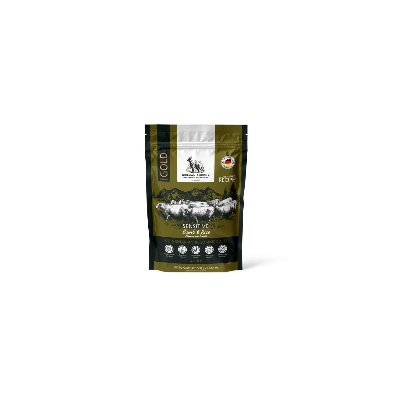 Balloony.pet German Shephy Hundefutter Sensitve Lamm 500 g