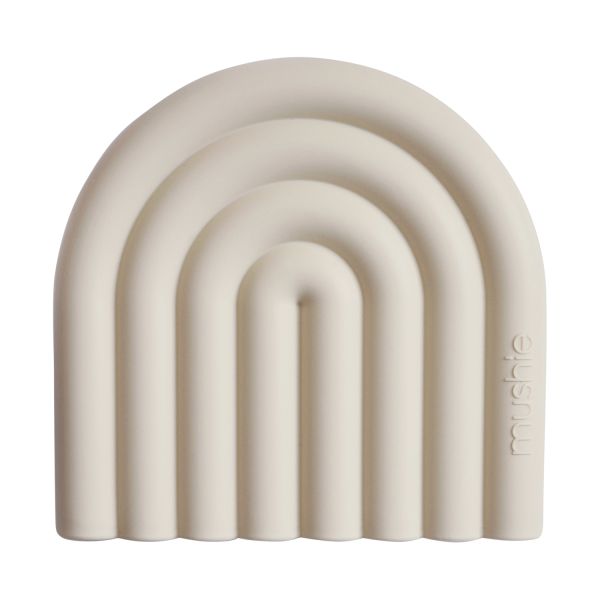 Mushie Rainbow Bijtring - Shifting Sand