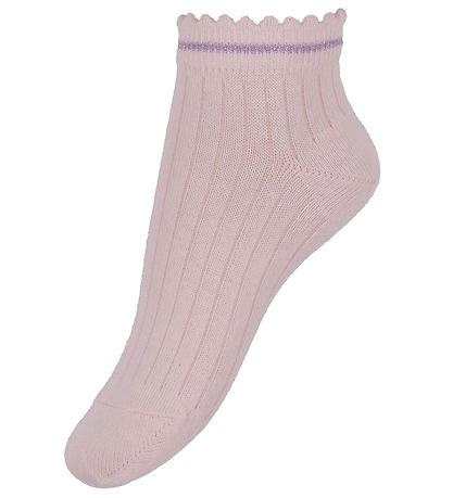 MP Sneaker-Socken - 3er-Pack - Petra - Gold/Lila/Rosa m. Glitzer