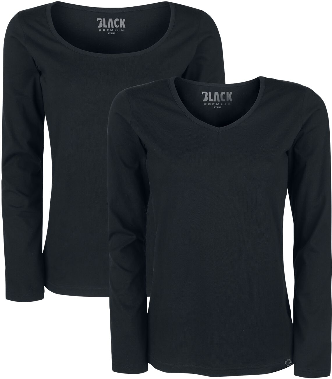 Hauts Manches Longues - Lot De 2 | Black Premium by EMP T-shirt manches longues