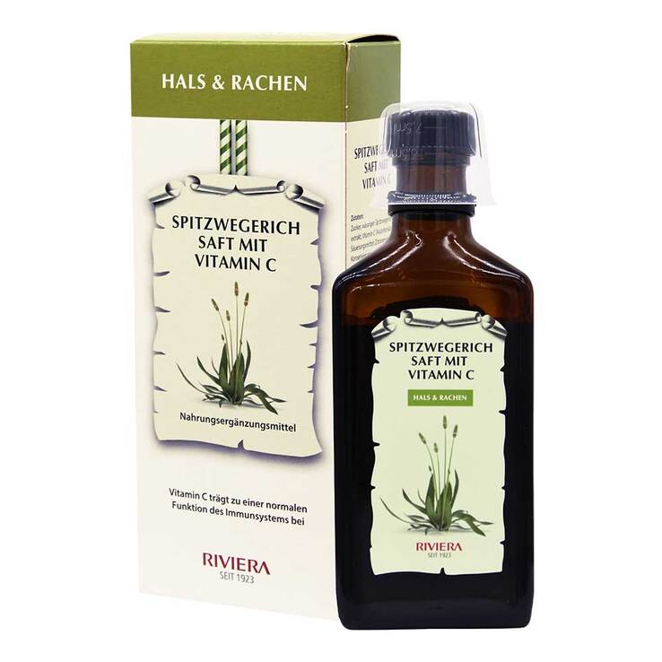 Riviera Spitzwegerich Saft mit Vitamin C, 250 ml