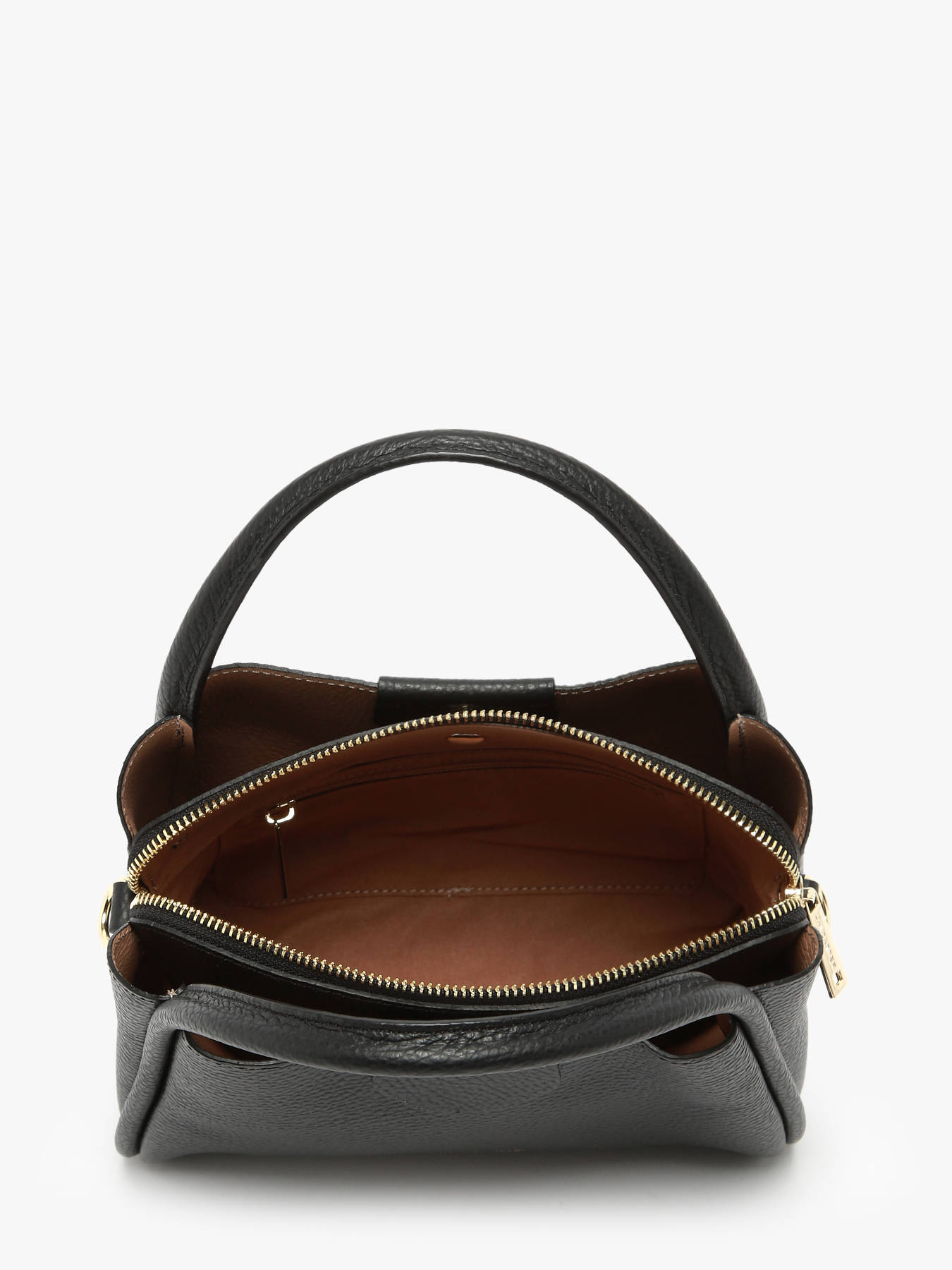 sac  main Ida double cuir LANCASTER
