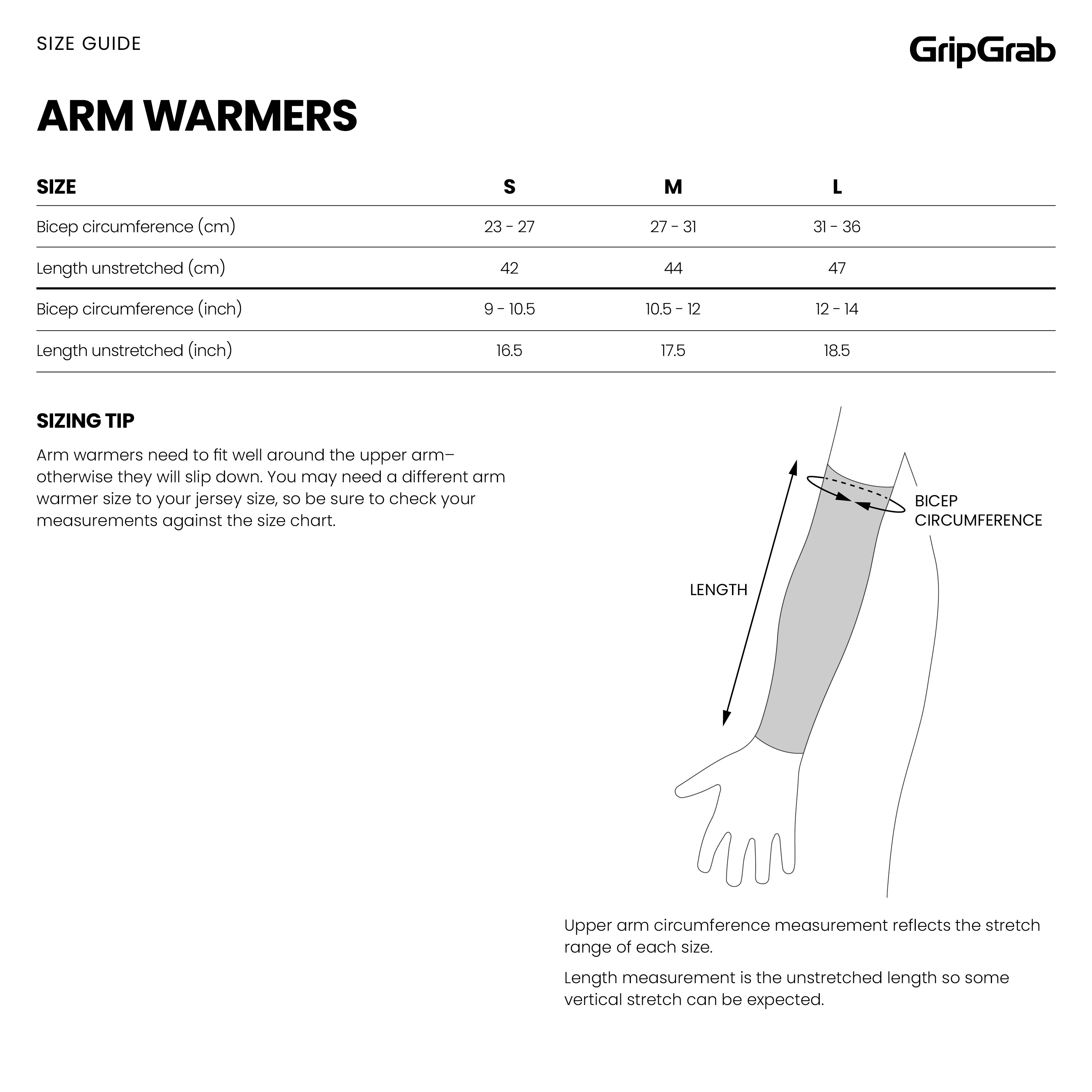 PACR Thermal Arm Warmers