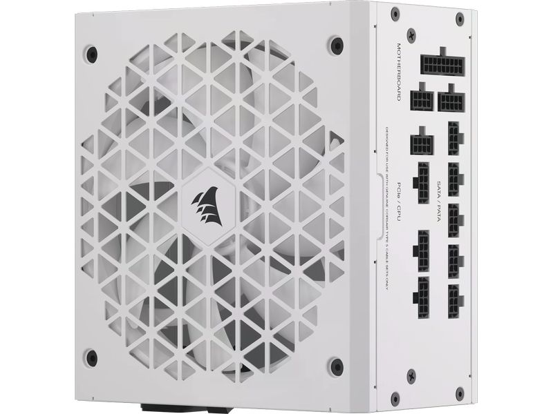 Corsair Netzteil RMx SHIFT White RM850x 850 W Vollmodulares ATX-Netzteil mit 850 W und 80 PLUS Gold Zertifizierung