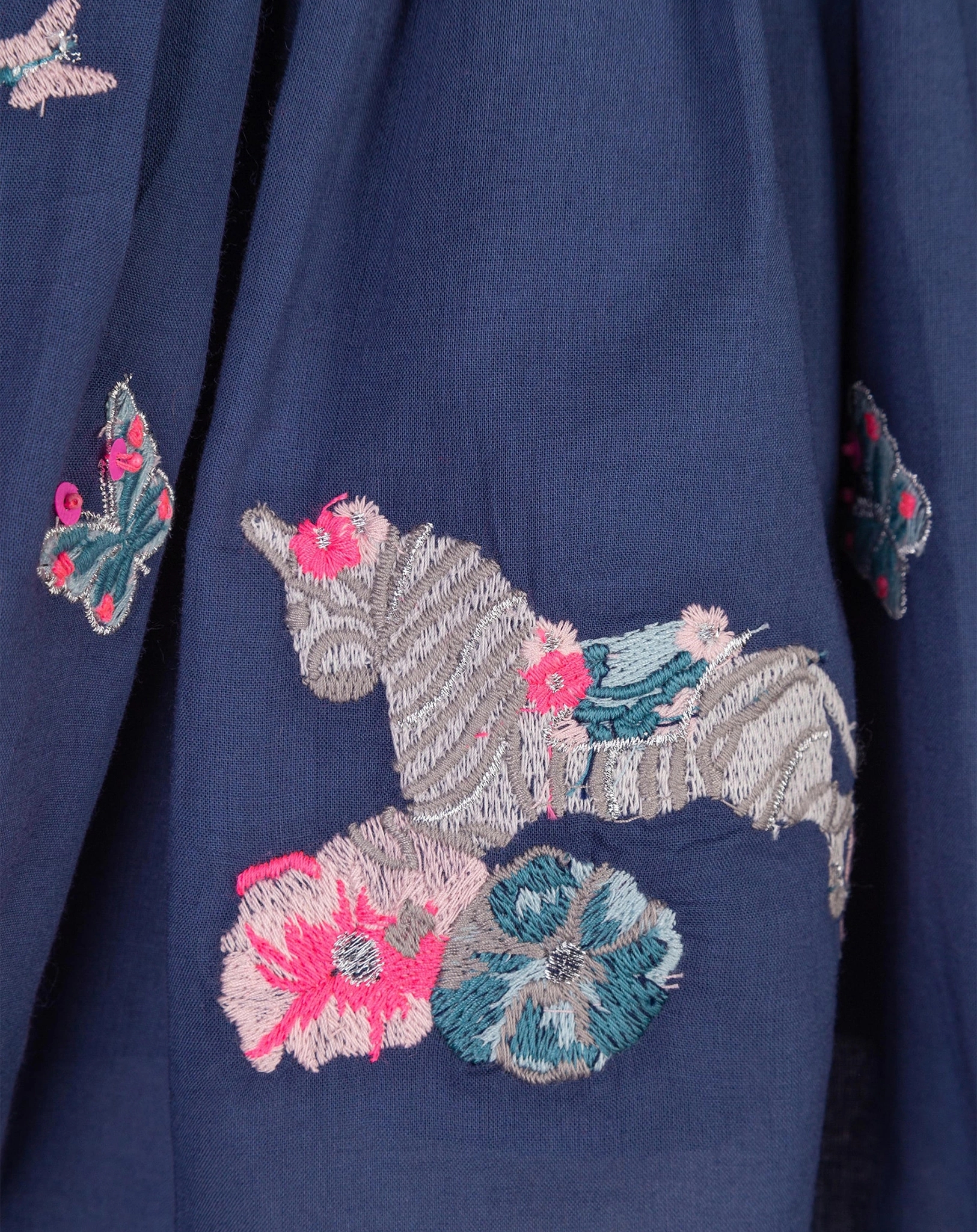 Langarmkleid FJÄRIL in jeans blue
