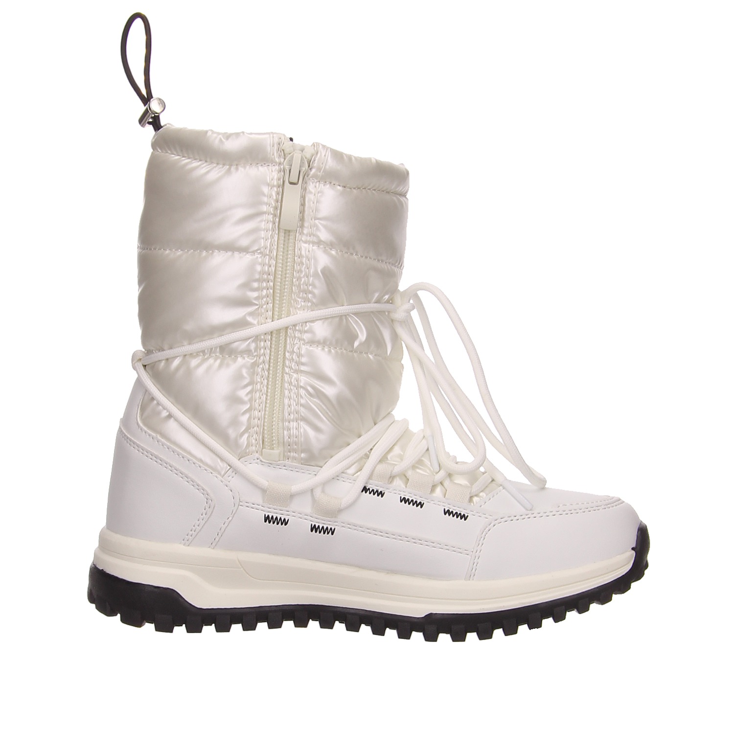Dockers Winterboots offwhite weiss/weiss kombi
