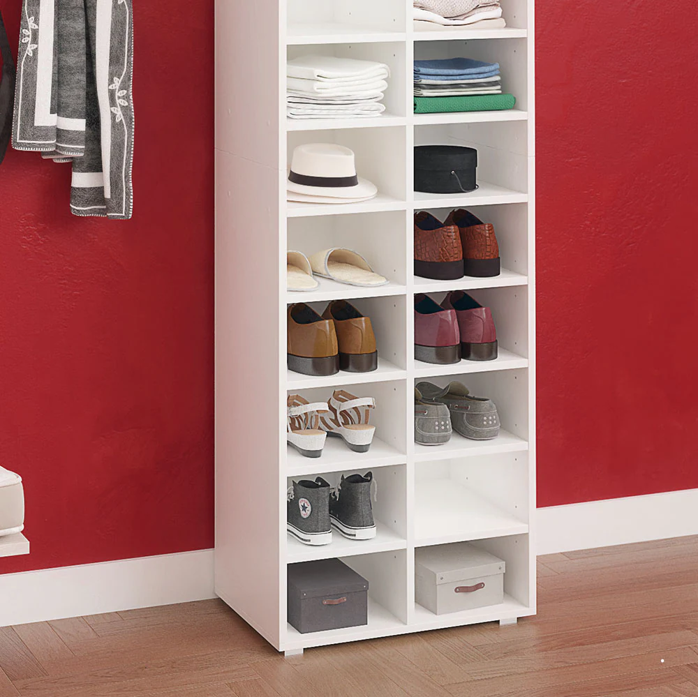Schuhregal Schrank Paris weiß