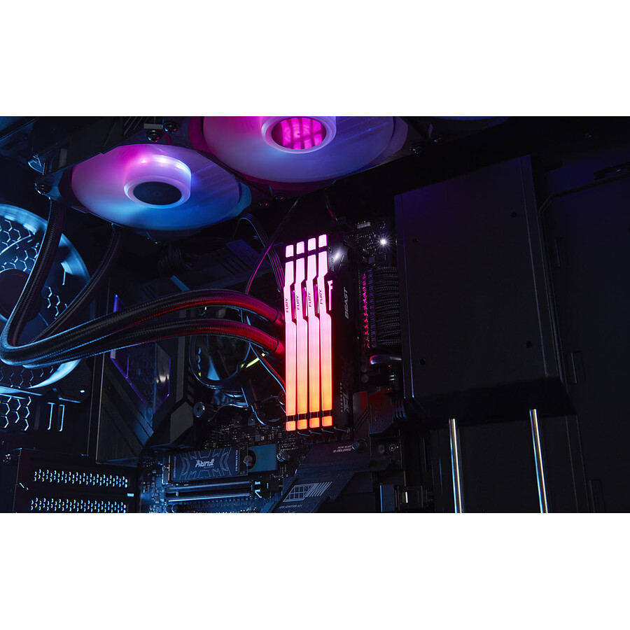 Kingston Fury Beast RGB - 2 x 8 Go (16 Go) - DDR5 6000 MHz - CL30