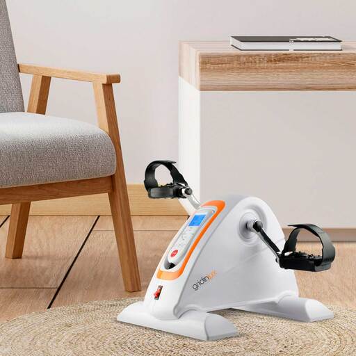 Exercitador de pernas elétrico com pedal, aparelho de ginástica passivo, controle remoto Gridinlux