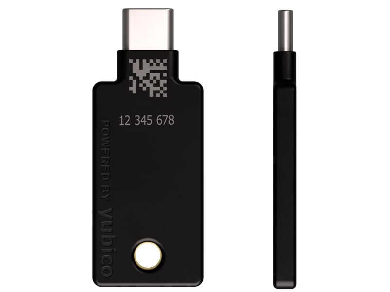 Yubico YubiKey C Bio-FIDO Edition FW 5.7 USB-C, 1 Stück YubiKey Bio Serie – FIDO-Edition
