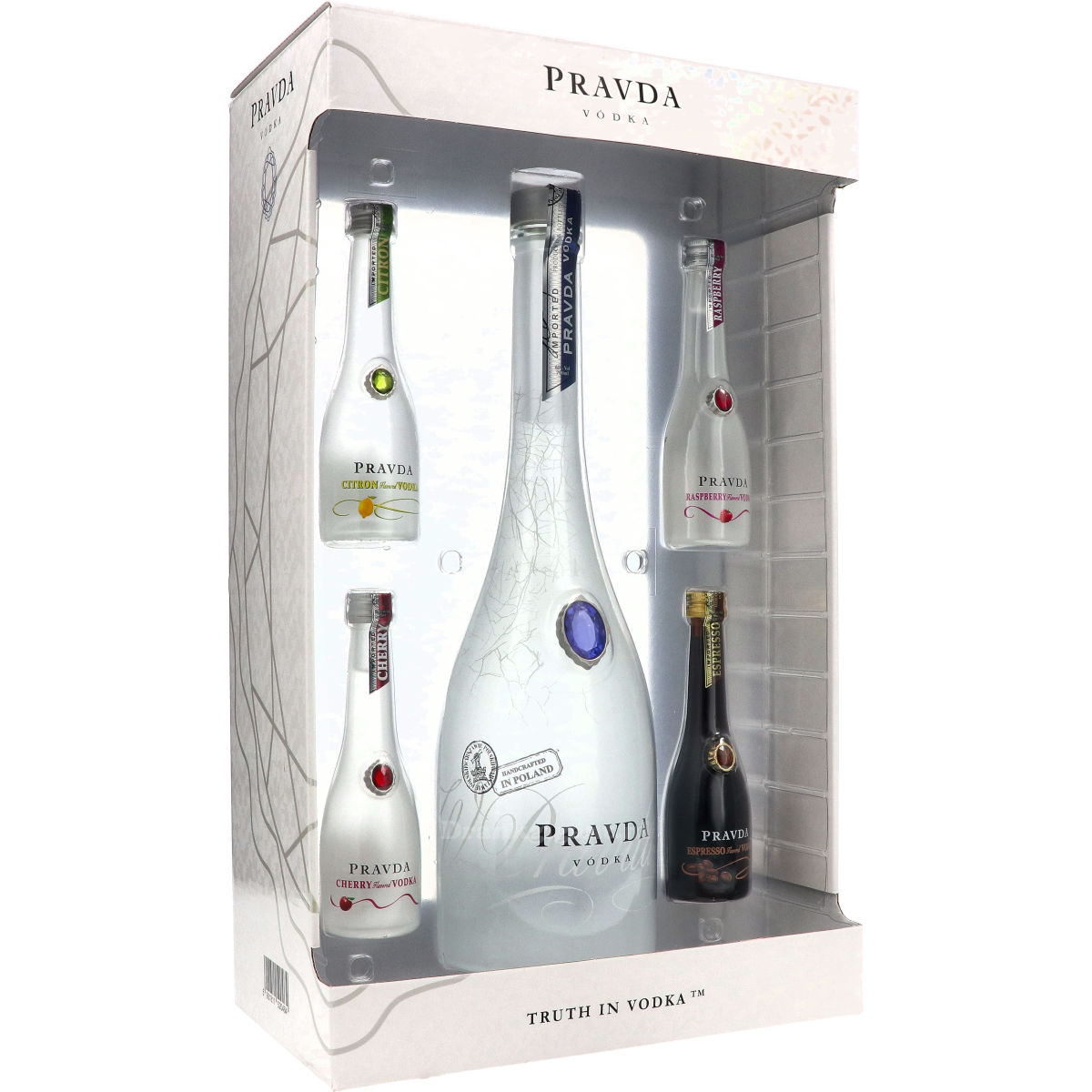 Pravda Cadeauset met Mini's 90 cl