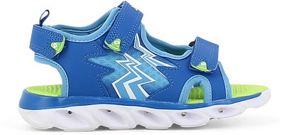 Leaf Filipstad  Blinkende Sandaler, Blue/Lime