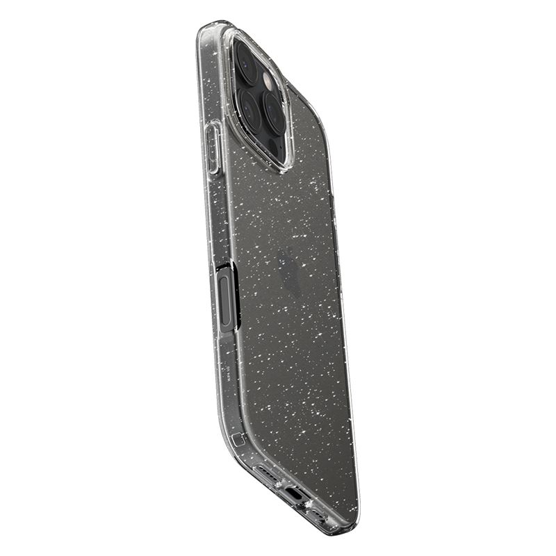 iPhone 16 Pro Liquid Crystal Glitter Case Gummi Hülle (ACS08113) - Crystal Quartz