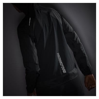 Veste coupe-vent Salomon Bonatti Cross Wind Noir Femme