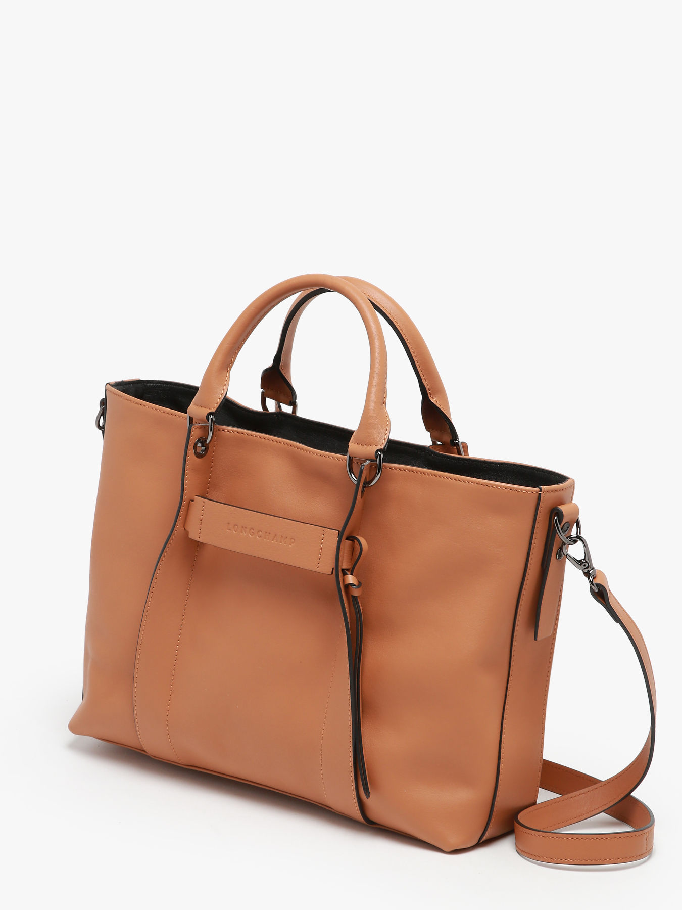 Sac port main L Longchamp 3D cuir LONGCHAMP