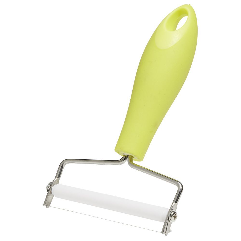 Coupe fromage en inox et plastique vert