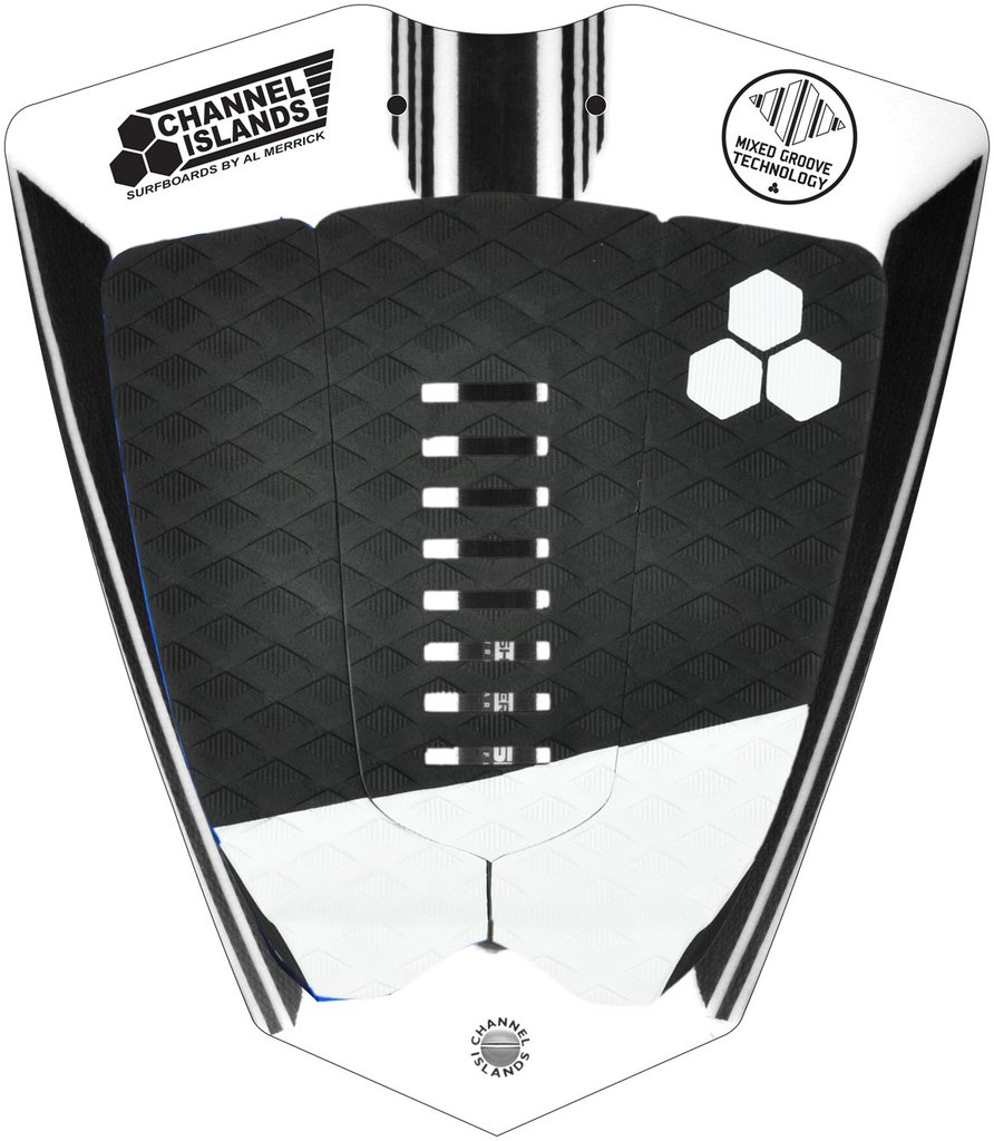 Channel Islands Mixed Groove Arch Pad - 3 pièces Black