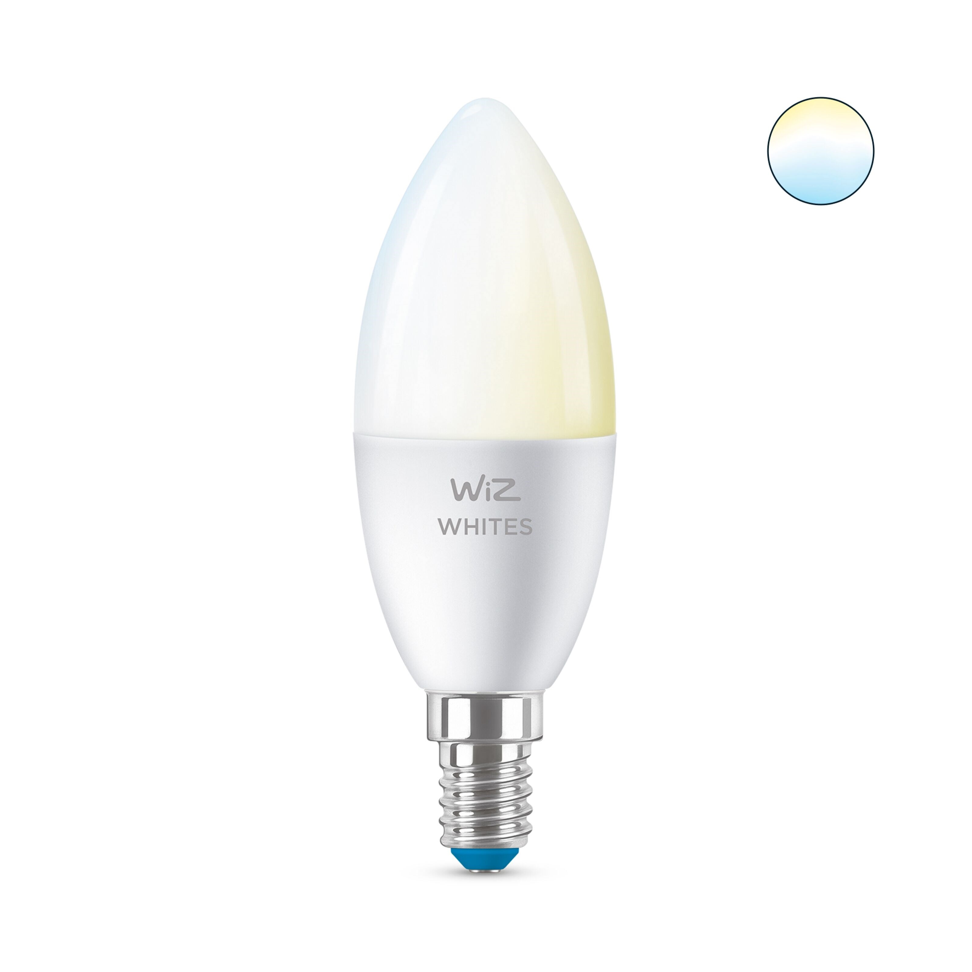 WiZ C37 Smart LED-pære E14 470 lm 2-pk.