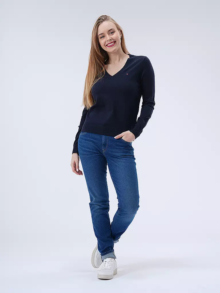 TOMMY HILFIGER Pullover  dunkelblau