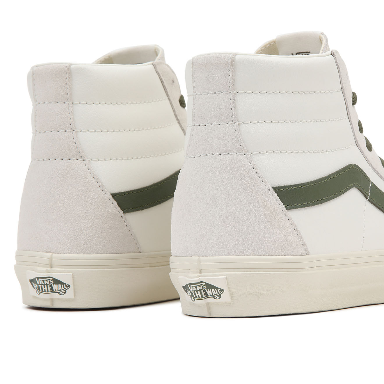 Vans Sneakers en Cuir & Textile SK8-Hi blanc/kaki