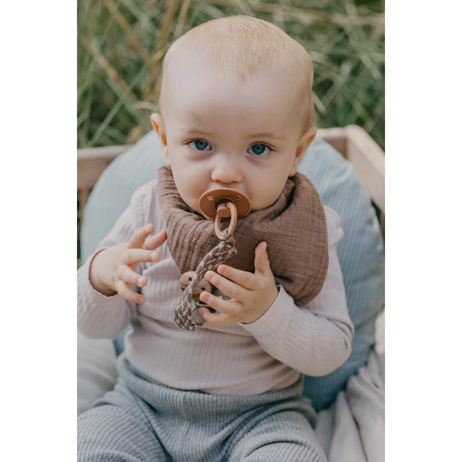 BIBS® Schnullerkette Dark OakVanilla