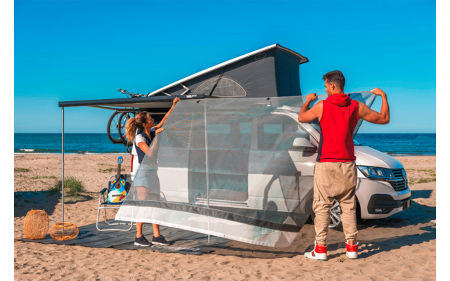 Fiamma Sun View XL Markisenaufsatz Vorderwand, Sonnenschutz Markise Vorderwand