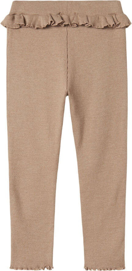 Lil' Atelier NMFSOPHIA SIM PANT LIL Rugby tan