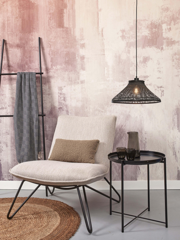 Good&Mojo Tahiti hanglamp Ø45 zwart/naturel