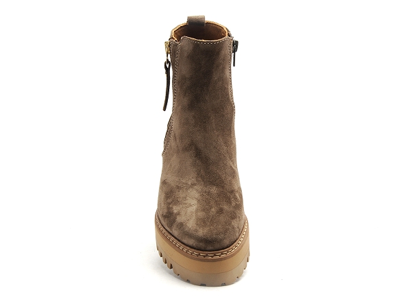 Alpe boots bottine talons femme 2433 gris