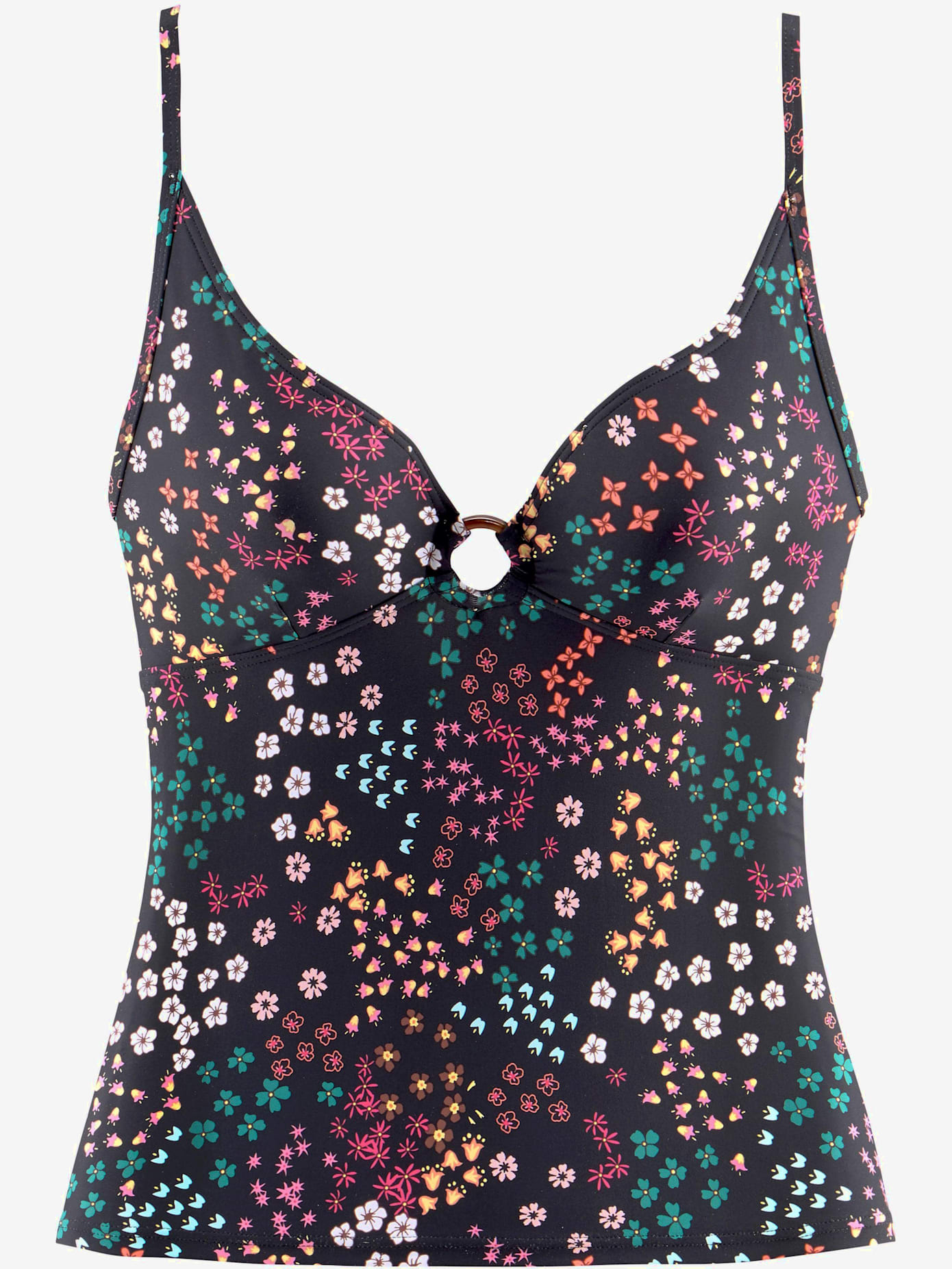Haut de tankini imprimé floral moderne