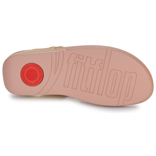FitFlop - LULU SHIMMERLUX TOE-POST SANDALS - Rose / Doré