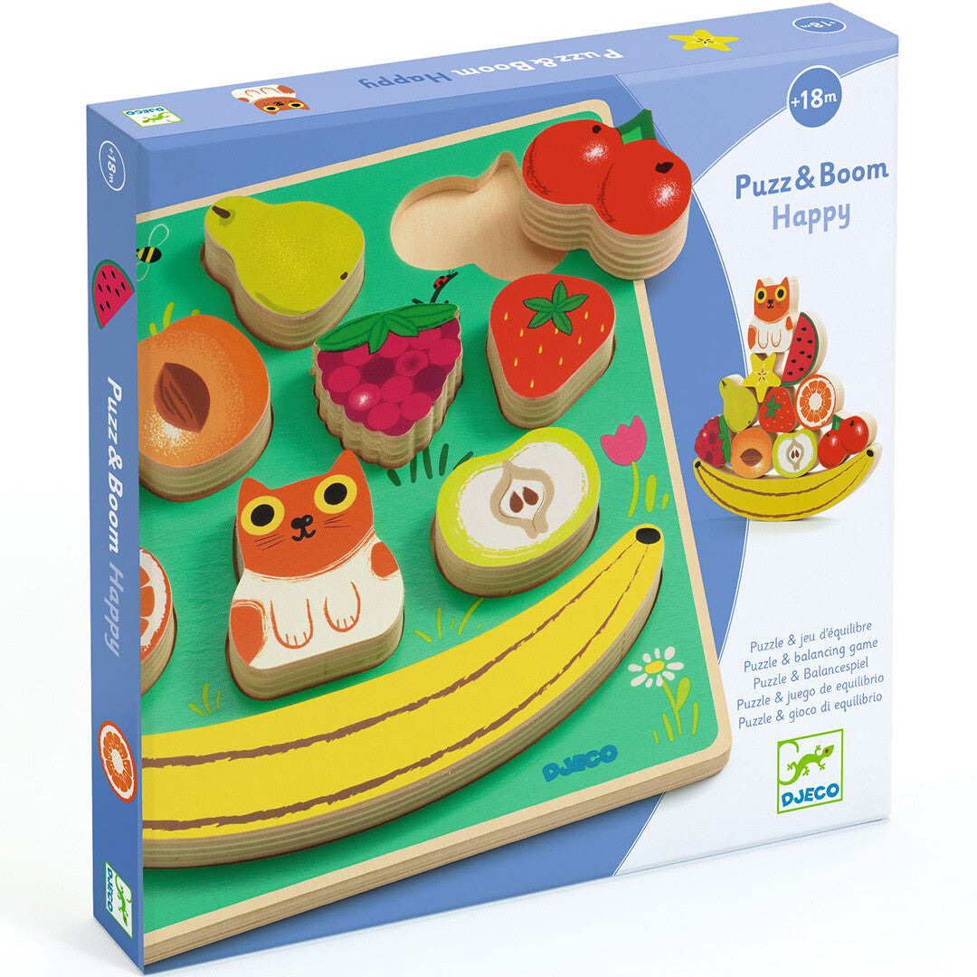 Djeco puzzel en balanceerspel - happy - 11st