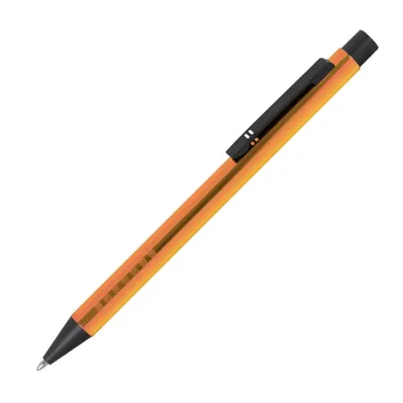 Macma Kugelschreiber aus Metall, orange, 10 Stück