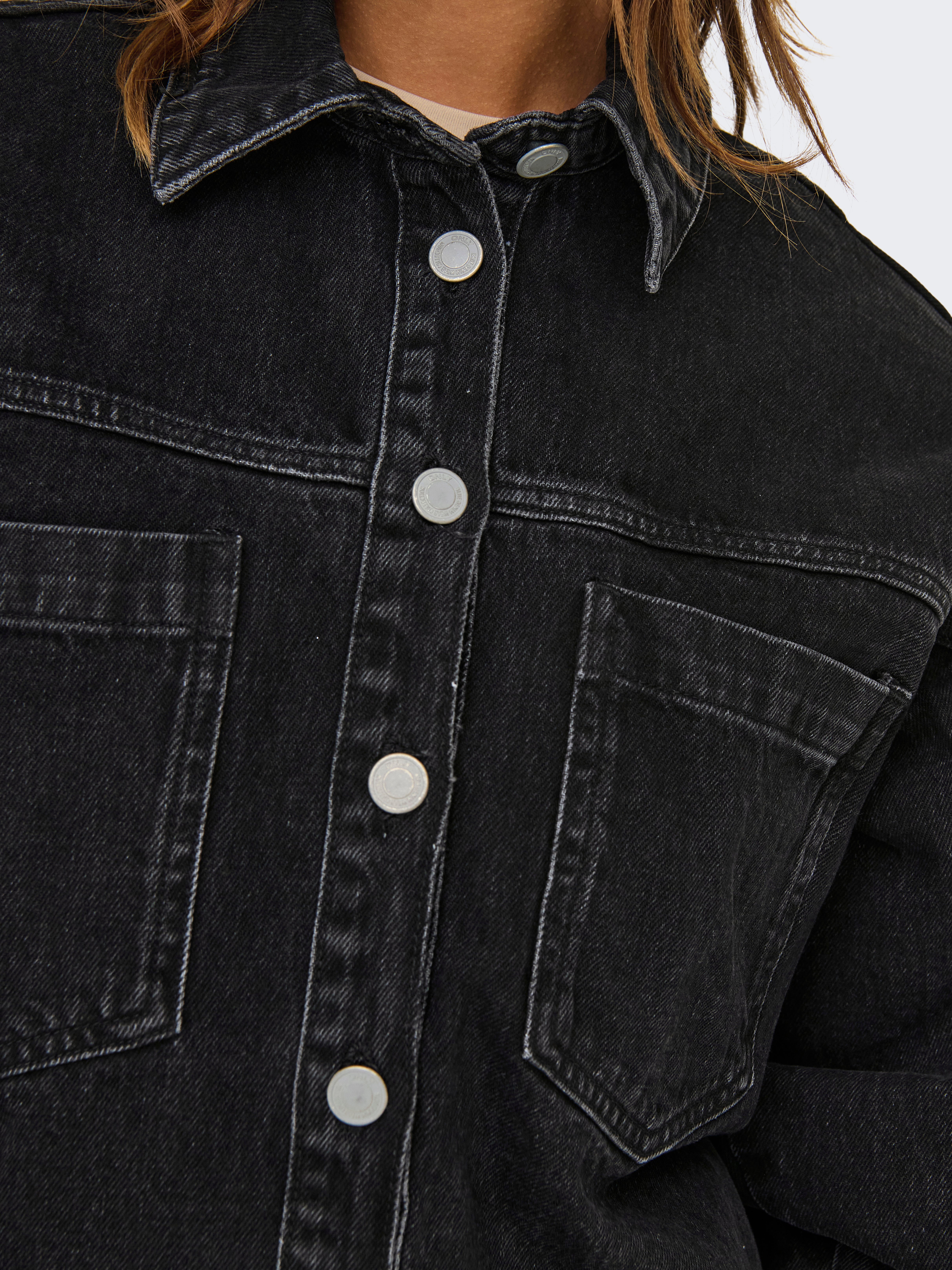 ONLANNI Jeansjacke Black