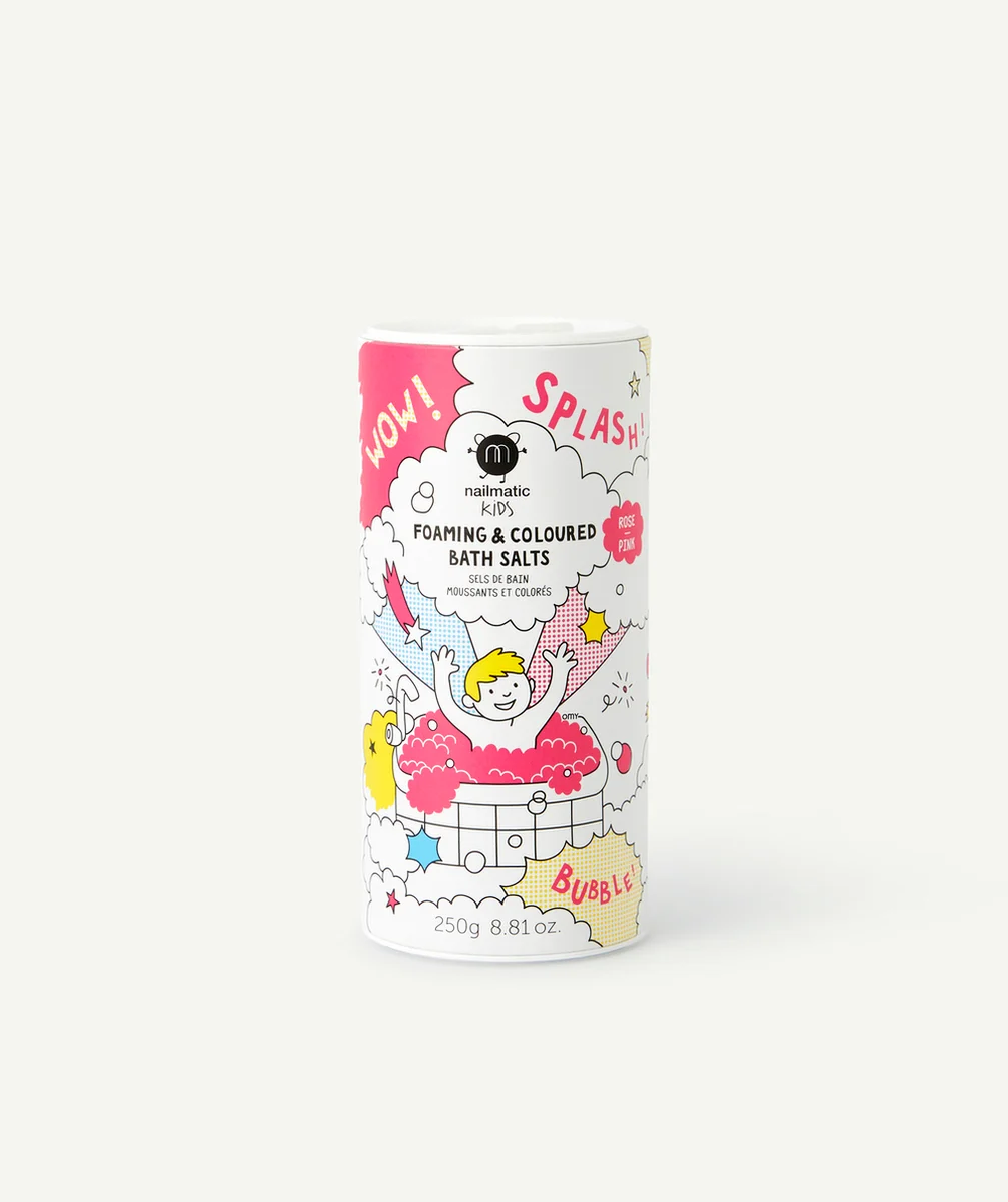 NAILMATIC– LES SELS DE BAIN MOUSSANTS ET COLORÉS ROSE