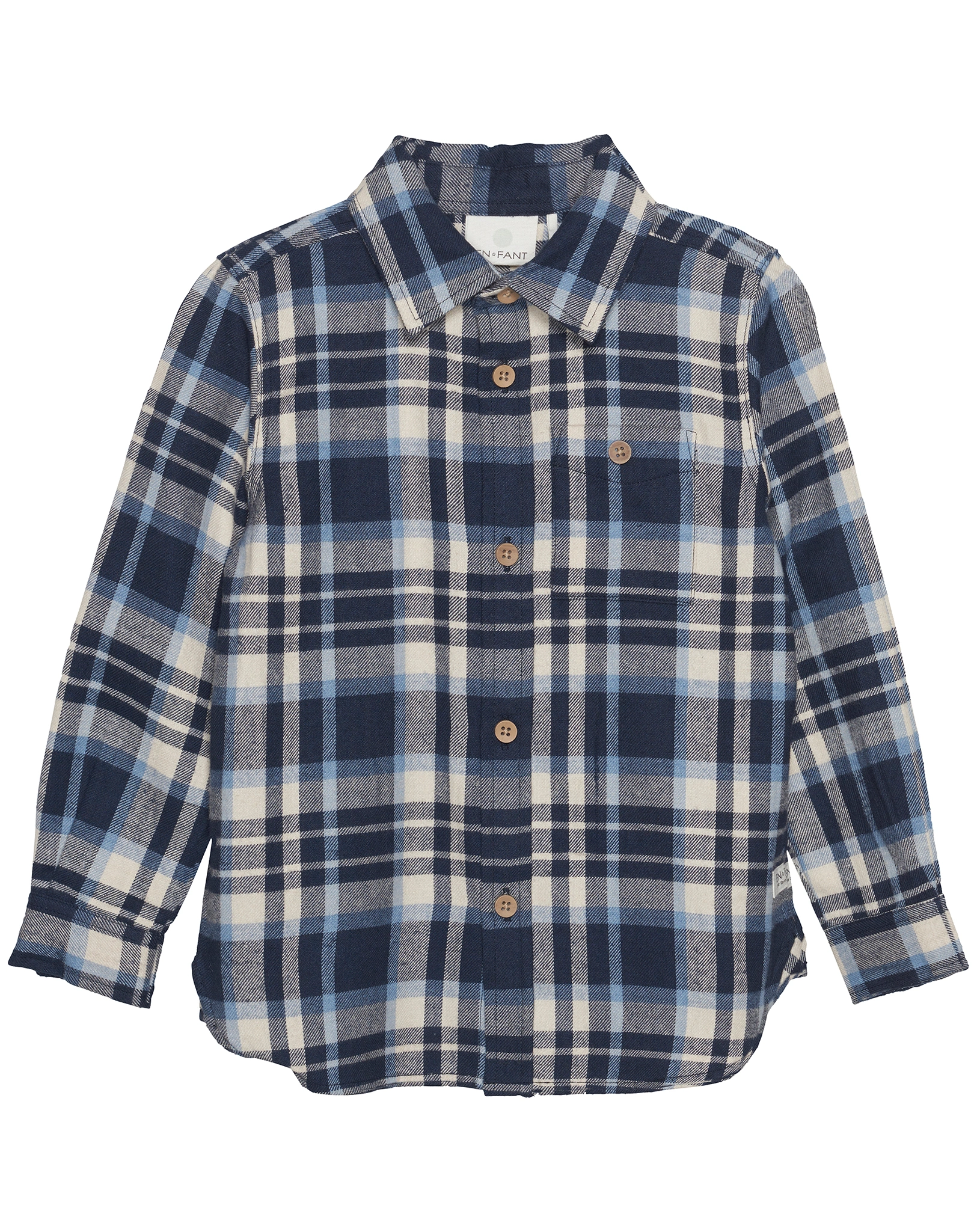 Langarm-Hemd CHECKERED in parisian night