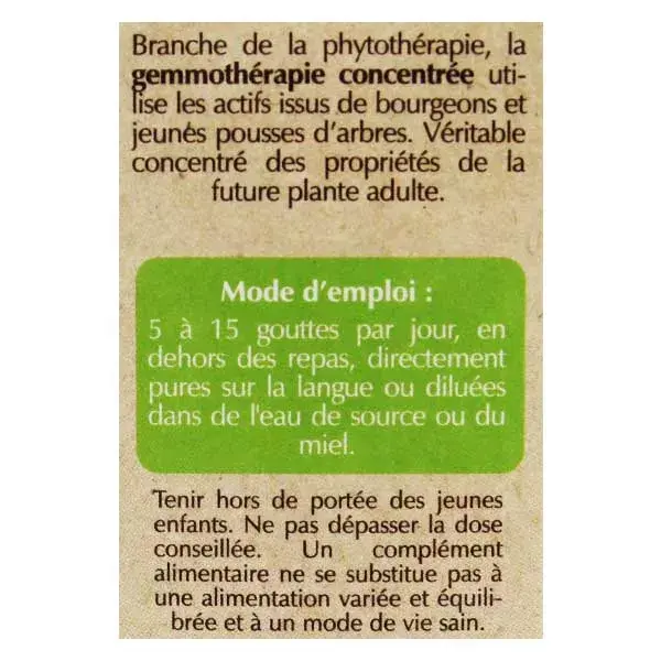 Herbalgem Macérat Concentré Peuplier Bio 30ml
