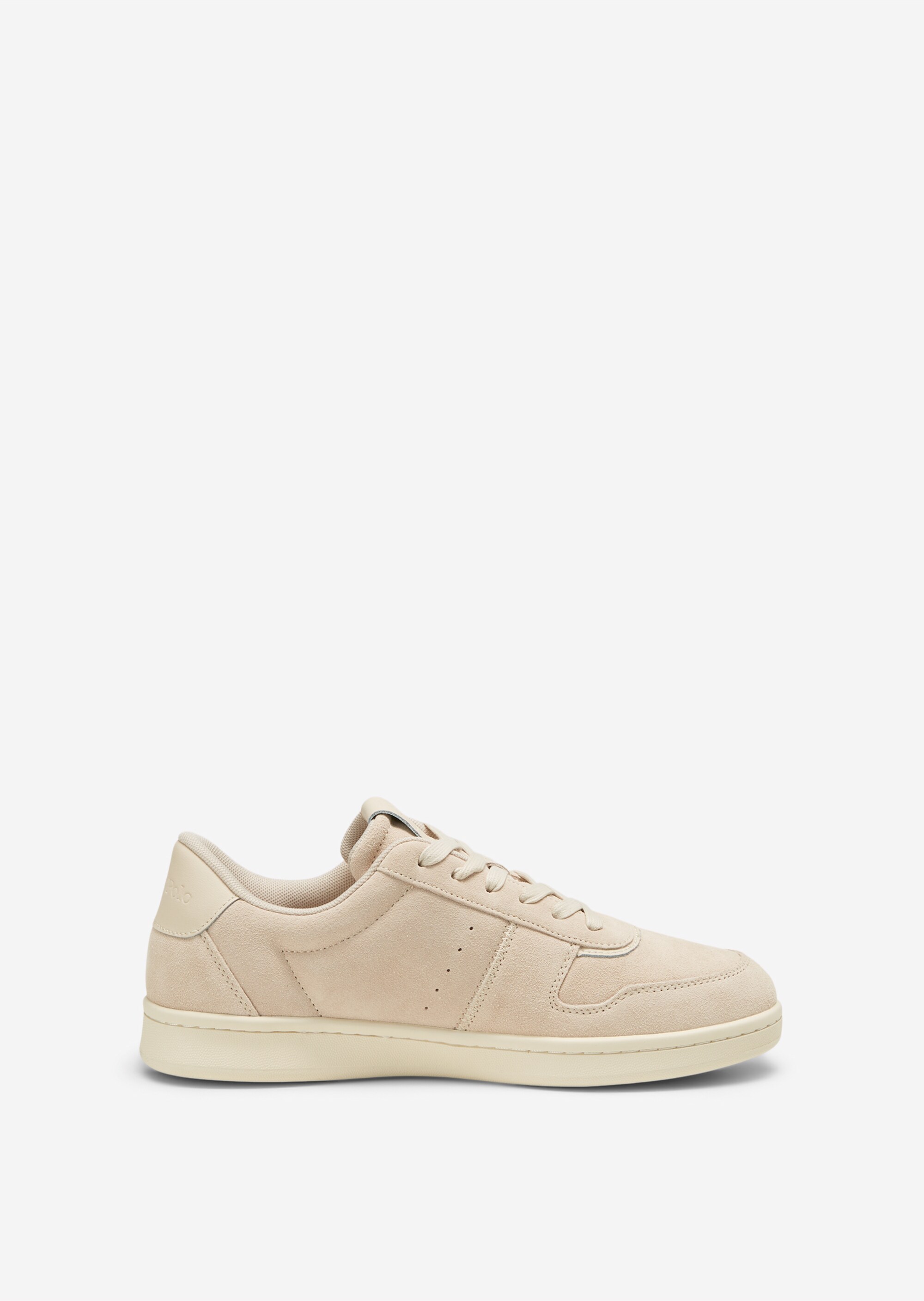 Sneaker aus softem Velours-Rindleder