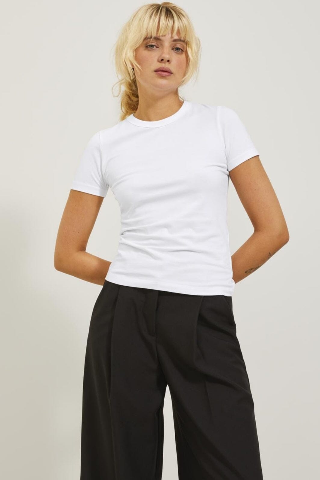 Jjxx Jxgigi Str Ss Tee Sn 4389306 bright white