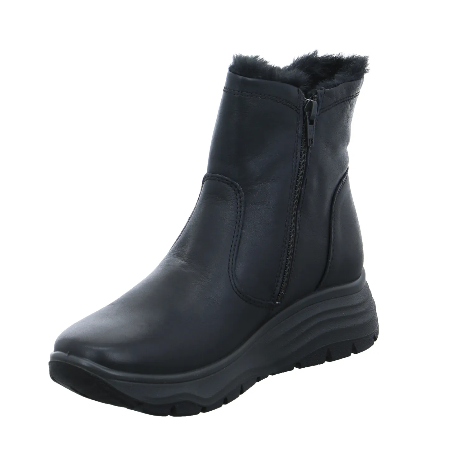 IMAC Comfort-Stiefelette Schwarz Leder  TEX Membrane
