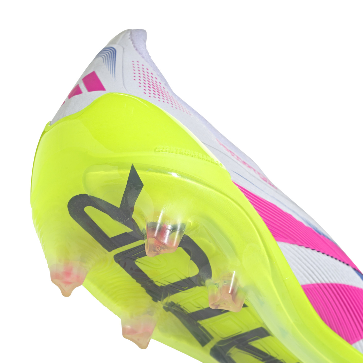 Adidas Predator Elite Veterloze Gras Voetbalschoenen (FG) Wit Roze Neongeel