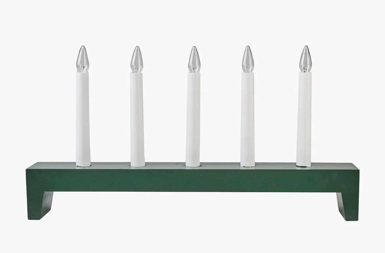 Adventsstake hvit - 45x6x23,5 cm