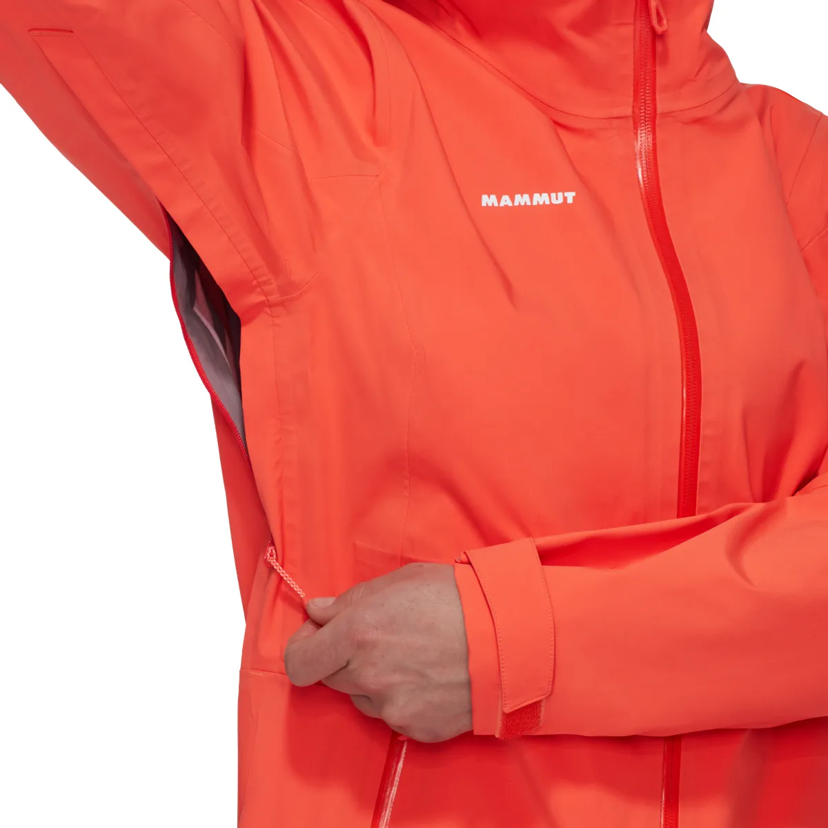Mammut Linard Guide Hs Hooded Jacket Women Peach