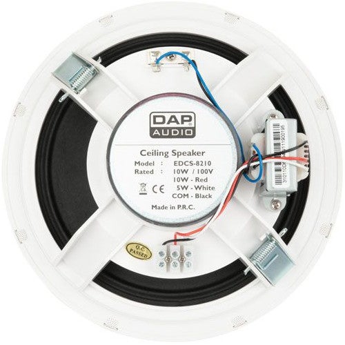 DAP EDCS-8210 100 volt 8 inch inbouwluidspreker wit