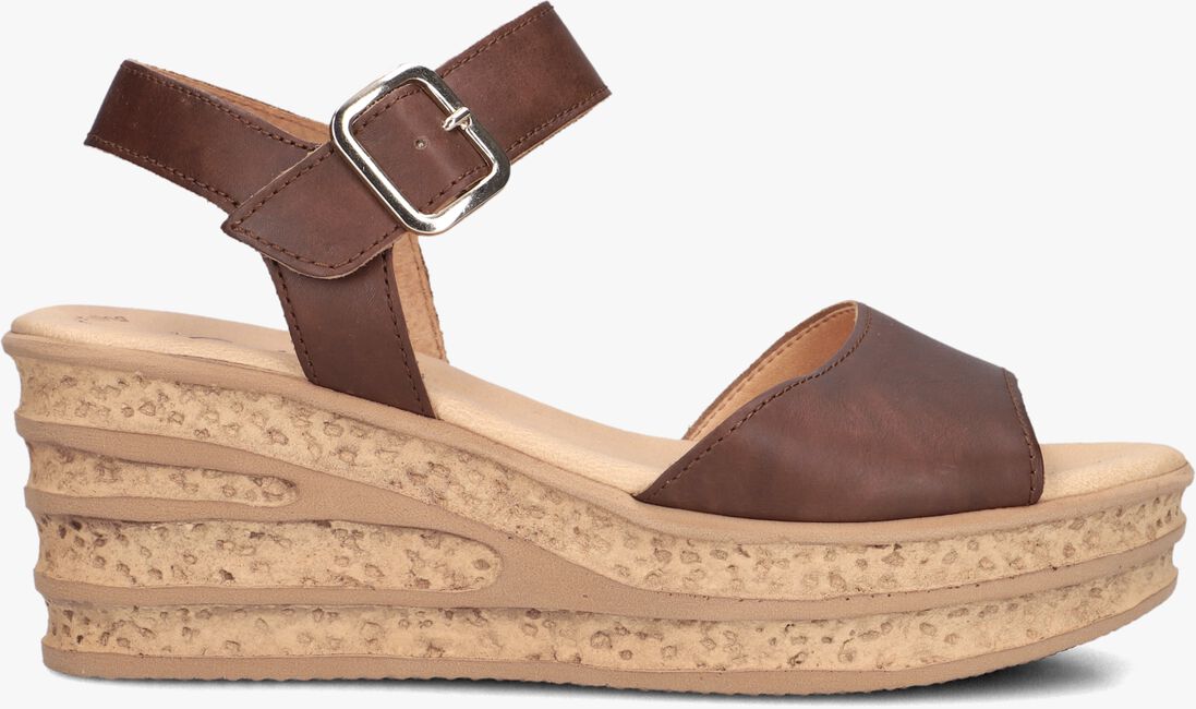 bruine gabor sandalen met hak 651