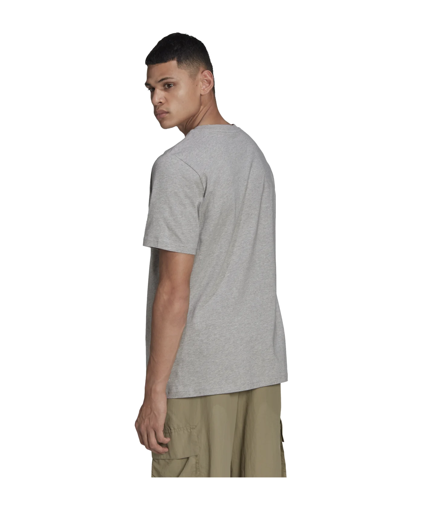 adidas Logo Graphic T-Shirt Grau Schwarz