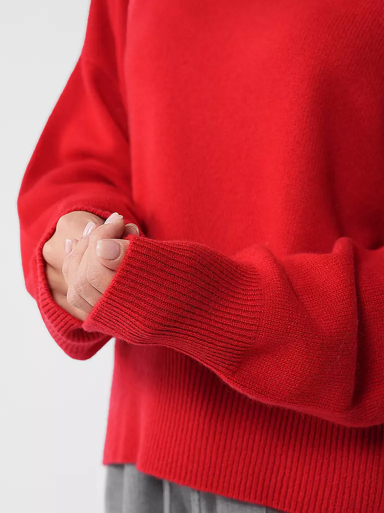 DAVIDA Kaschmirpullover rot