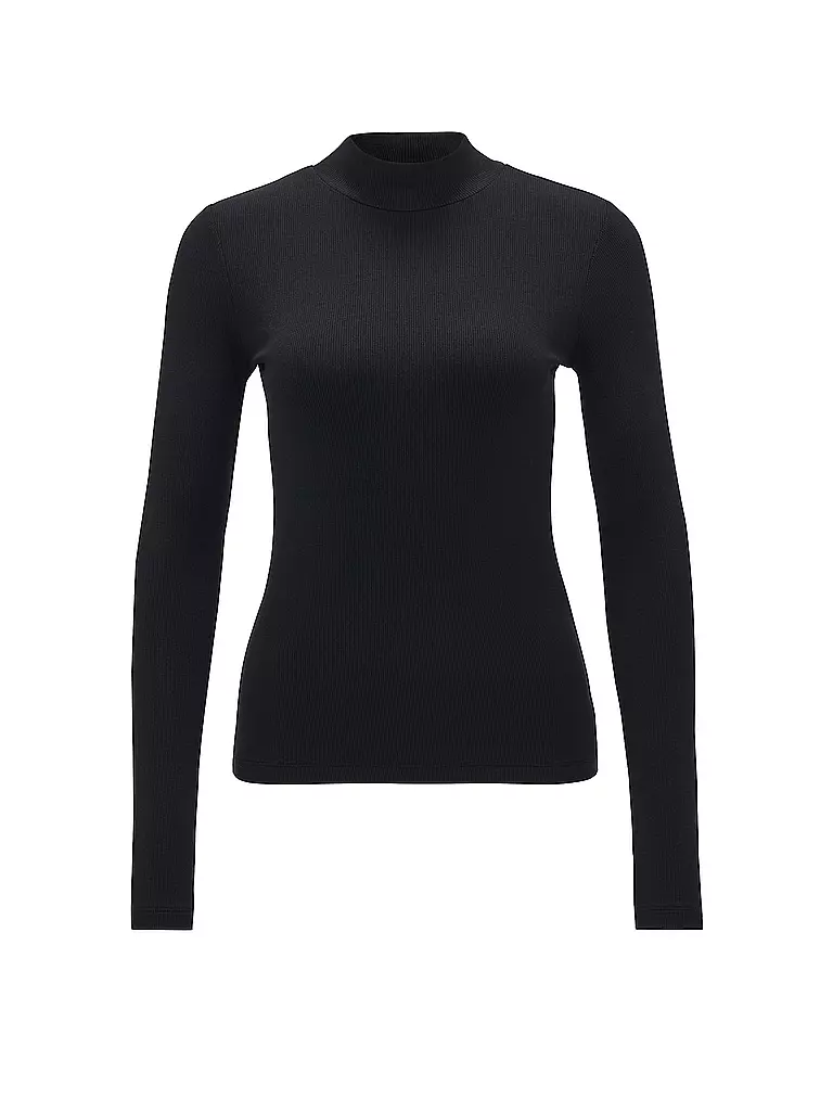 OPUS Rollkragenshirt SINGRID schwarz
