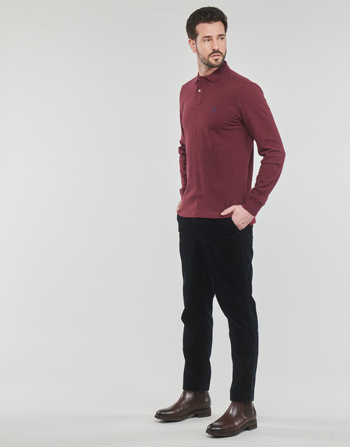 Polo Ralph Lauren - POLO COUPE DROITE EN COTON BASIC MESH Burdeo